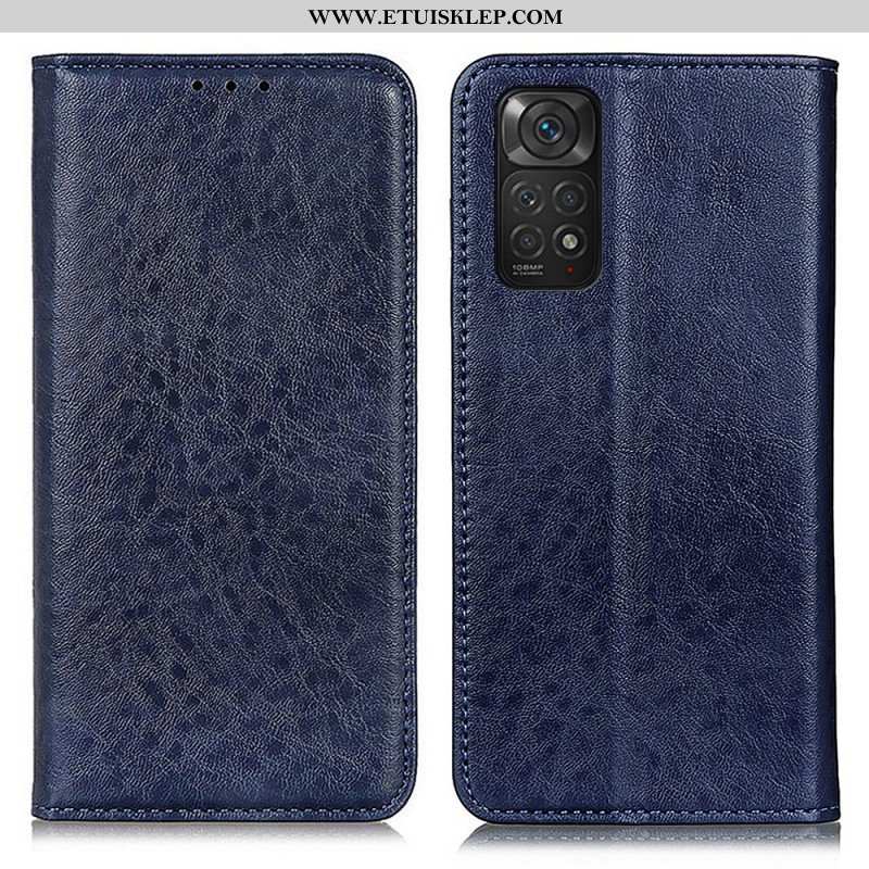 Etui Na Telefon do Xiaomi Redmi Note 11 / 11S Etui Folio Rzemienna Tekstura